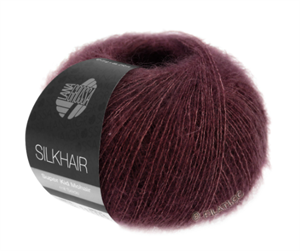 Silkhair super kidmohair og silke - bordeaux